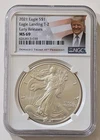 2021 EAGLE $1 EAGLE LANDING T-2 EARLY RELEASES NGC MS69 TRUMP LABEL SKU 3913-039