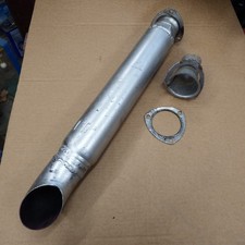 Flowtech 3 Purple Hornies Glasspack Adapted To 2.25 In With Car Chem. Baffle