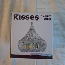 Hersheys Kisses Crystal Covered Candy Dish New In Box