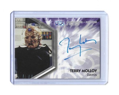 2006 DOCTOR WHO TRILOGIE - AUTOGRAMM DWT-A16 TERRY MOLLOY als Davros
