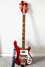 1979 Rickenbacker Bass Electric Guitar 4001 Fireglo Gloss Finish, a classic!