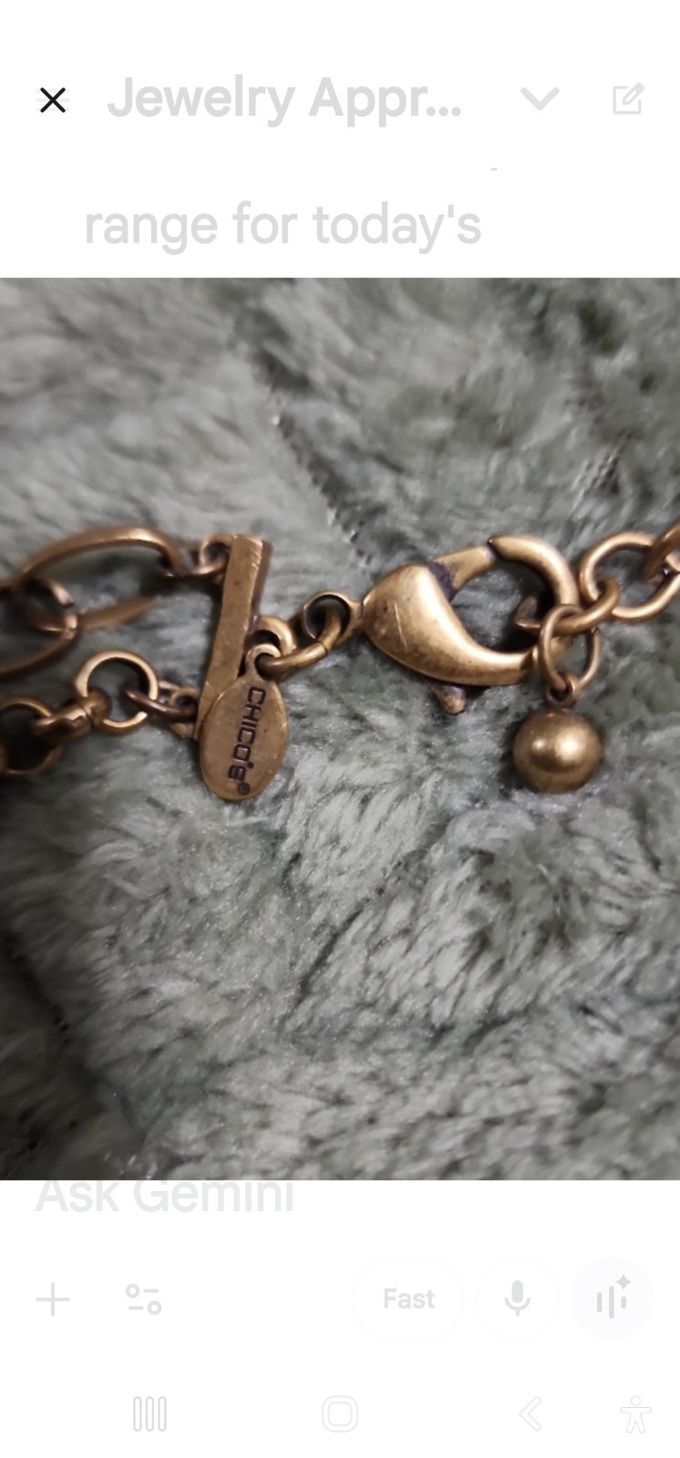 Chico's Signed Multi-Strand Beaded Statement Neck… - image 3