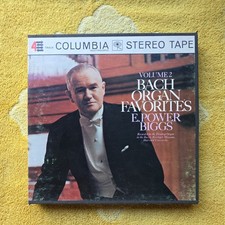 Bach Organ Favorites Vol 2 E. Power Biggs Tonband Reel Tape Columbia Masterworks