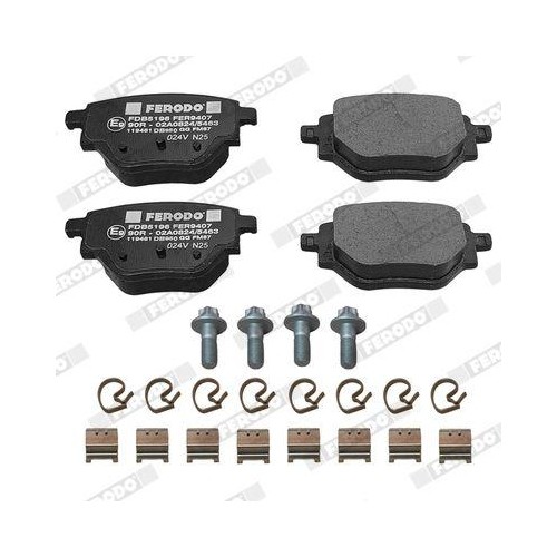 Plaquettes de frein Ferodo FDB5196 à haute friction pour freinage à disque