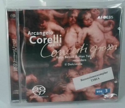 Arcangelo Corelli: Op.6 , 1-6 Concerti  grossi Katja Beisch & Han Tol recorders