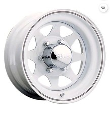 Pacer Trailer 310W-4612 14X5.5 5X4.50 PAC 310W White Spoke Trailer (HB 81.30)