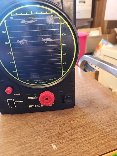 VINTAGE 1979 TOMY HIT AND MISSILE GAME ARCADE - Untested - Picture 3 of 10