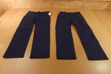Lot of 2 Gap Kids Boys Size 8 Navy Uniform Straight-Fit Stretch Khaki Pant NWT