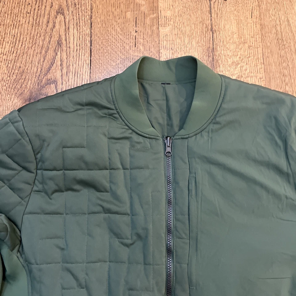 Lululemon Rival Side Bomber Jacket Reversible Tank Green, Men's XL - Image 4 of 4