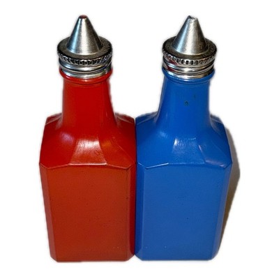 Vintage Gemco Pantry Pops Öl & Essig Glas Flasche Spender Made in USA