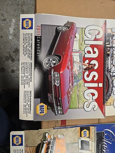 Vintage Lot Of 5 Napa Classic Cars And Tractors Calender 2006-2011 - Picture 2 of 19