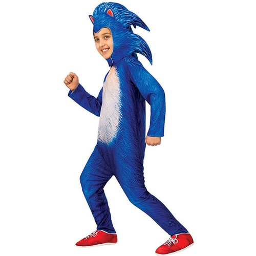 Halloween Kid Sonic The Hedgehog Jumpsuit Cosplay Costume Party Fancy Dress Set⊹ - Picture 14 of 15