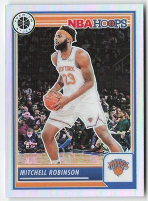 2023-24 Hoops Premium Stock #92 Mitchell Robinson Silver Prizm