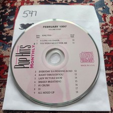 Pop Hits Monthly Karaoke CDG February 1997 Vol. 9702P Disc Only