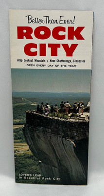 Vintage Tennessee Travel Brochure Pamphlet Rock City Lookout Mountain