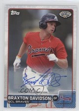 2015 Topps Pro Debut Auto Braxton Davidson #180 Auto 0o9