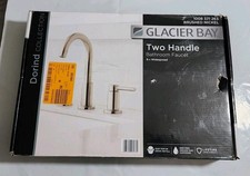 Glacier Bay Dorind 8 in. Widespread 2-Handle Bathroom Faucet Brushed Nickel
