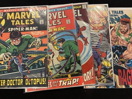 Marvel Comics Marvel Tales Spider-Man Comic Book Lot Bronze Age Vintage