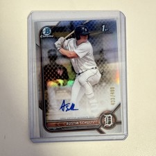 2022 Bowman Austin Schultz 1st Bowman Auto Refractor 433 /499