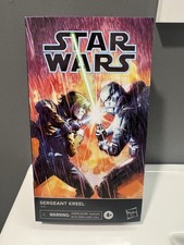 Hasbro Star Wars Black Series Comic Book 6  Sergeant Kreel Action Figure