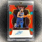 JALEN BRUNSON /99 Signatures RED Prizm Auto 2022-23 Select NBA Basketball KNICKS