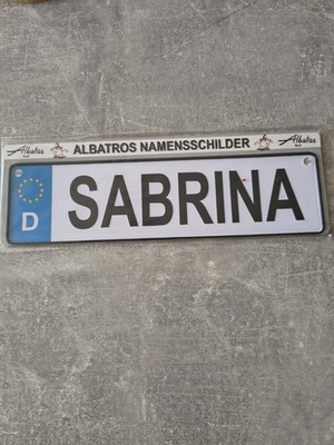 Kennzeichen Namen Sabrina