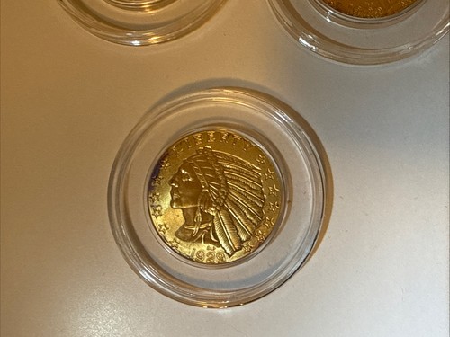 (3) National Collector’s Mint 1929 INDIAN HEAD Tribute PROOF COPY SAMMLERMÜNZE - Bild 5 von 11