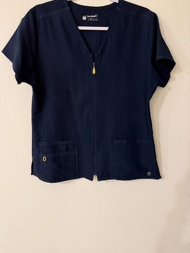 WONDER WINK 四硬度 SCRUB 统一套装 黑海军 (M) 预装 (H-22) — 第 4/4 张图片