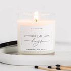 Threekin Lemongrass Lavender Scented Soy Candle - 75-Hour Aromatherapy Gift