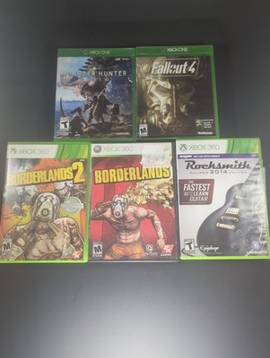 Lot Of Xbox 360 And Xbox One games.  Five Games All Tested.