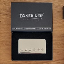 Humbucker F-spaced Alnico 4 Classic Bridge TONERIDER Nickel