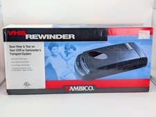 Vintage 90s Sealed AMBICO VHS Videocassette Rewinder Video Tape V0760