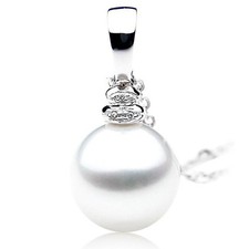 South Sea Pearl Pendants Pacific Pearls® 12mm Pearl pendant with timeless...