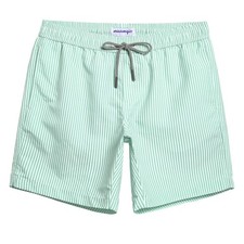 Mens Swim Trunks Quick Dry Swim Shorts with Mesh Lining Funny Swimwear Bathin...