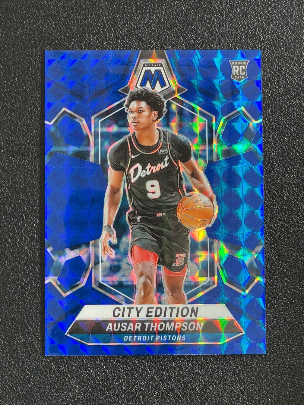 Ausar Thompson 2023-24 Panini Mosaic RC City Edition Blue /199 #290