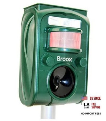 Broox 2026 Upgraded Solar Animal Repellent, Cat Repellent Outdoor, Squirrel