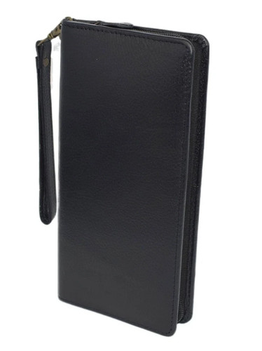 Travel Document Organizer with AirTag Holder - RFID Blocking Passport Wallet