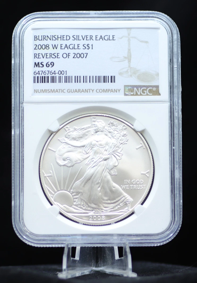 25+ American Eagle NGC 2008 Silver Bullion Coins for sale