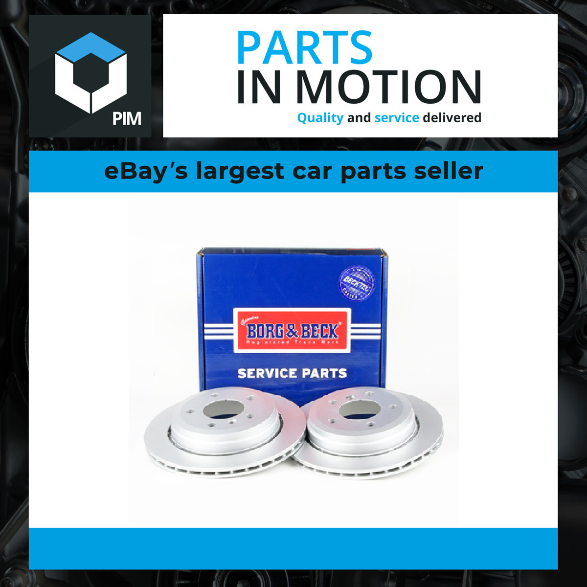 2x Brake Discs Pair Vented Rear 294mm BBD5379 Borg & Beck Set 34211166165 New