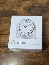 Image of Acctim Central Alarm Clock White
