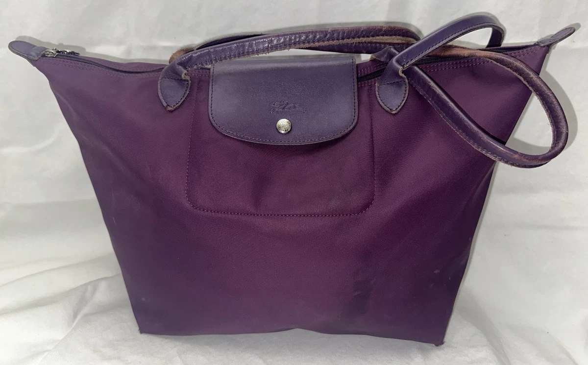 Purple Bags & Longchamp Le Pliage Handbags for Women for sale | eBay