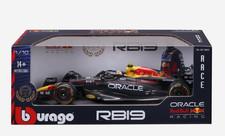 Bburago 1:18 Formula Die-cast Car, Red Bull RB19 Sergio Perez