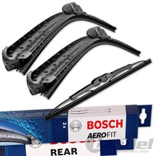 BOSCH AEROFIT SCHEIBENWISCHER VORNE + HINTEN passend für BMW 3er E46 Compact