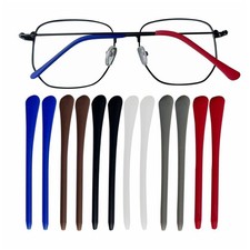 6 Pairs Silicone Anti Slip Eyeglasses End Tips Ear Cushions Replacement Tips