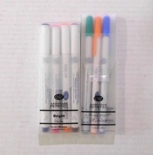 Creative Memories 2 Pen Sets 4 Bright and 3 Rainbow Colors Journaling Scrapbook
