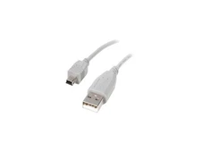 StarTech.com USB2HABM1 1 ft. Gray Mini USB 2.0 Cable - A to Mini B