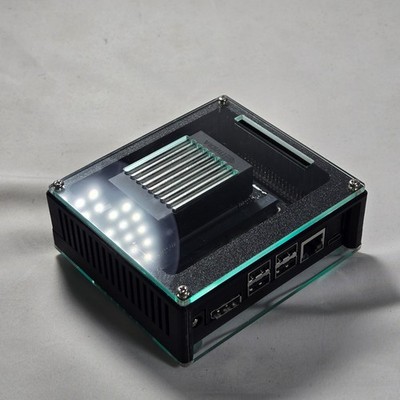 NVIDIA Jetson Orin Nano Super Case - Acrylic Glass Edition - Hybrid PETG