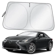 Windshield Sun Shade - Car Sun Shade with Storage Pouch, Foldable Sun Shade 