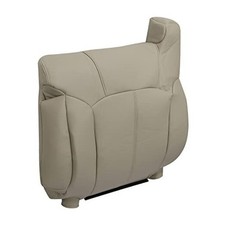 Leather Driver Side Top Lean Back Replacement Seat Cover Light Tan  522 or