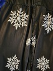 Lot Of 2 New Pair Of Womens Sz M Bottoms Leggings Sleep Pants Snowflake Red — photo 3